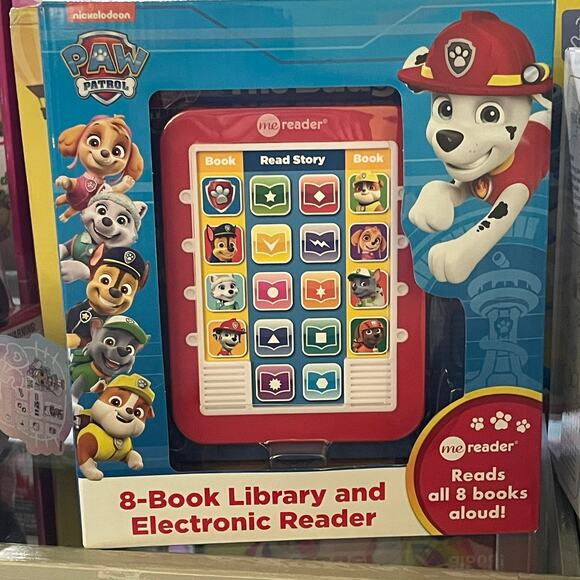 Nickelodeon PAW Patrol Electronic Me Reader 8-book Boxed Set - Picture 1 of 2